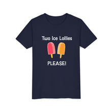 Load image into Gallery viewer, Kids Sizes "Two Ice Lollies, Please" Tee Shirt