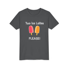 Load image into Gallery viewer, Kids Sizes "Two Ice Lollies, Please" Tee Shirt