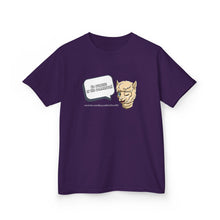 Load image into Gallery viewer, Kids T‑Shirt — Cartoon Ogre Face with Speech Bubble “Be the Whatever” Graphic