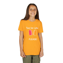 Load image into Gallery viewer, Kids Sizes "Two Ice Lollies, Please" Tee Shirt