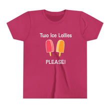 Load image into Gallery viewer, Kids Sizes "Two Ice Lollies, Please" Tee Shirt