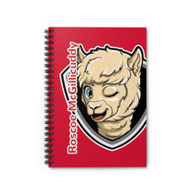 Load image into Gallery viewer, Roscoe Logo Notebook (Red)
