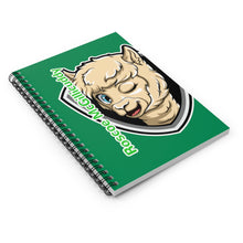 Load image into Gallery viewer, Roscoe Logo Notebook (Green)
