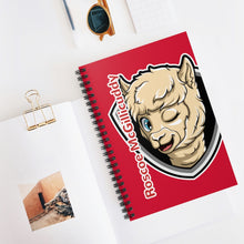 Load image into Gallery viewer, Roscoe Logo Notebook (Red)