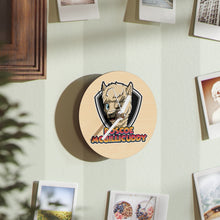 Load image into Gallery viewer, Roscoe Logo Small Wooden Clock