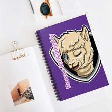 Load image into Gallery viewer, Roscoe Logo Notebook (Purple)