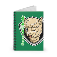 Load image into Gallery viewer, Roscoe Logo Notebook (Green)