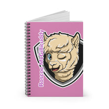 Load image into Gallery viewer, Roscoe Logo Notebook (Pink)