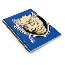 Load image into Gallery viewer, Roscoe Logo Notebook (Blue)