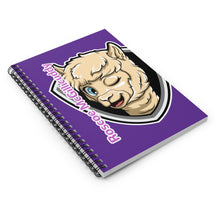 Load image into Gallery viewer, Roscoe Logo Notebook (Purple)