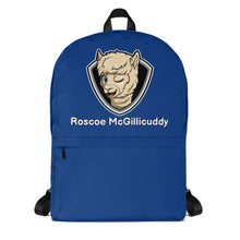 Load image into Gallery viewer, Roscoe Logo Backpack (Blue)