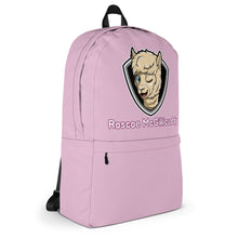 Load image into Gallery viewer, Roscoe Logo Backpack (Pink)