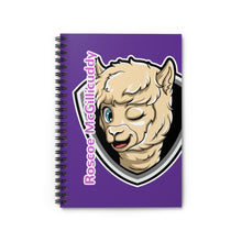 Load image into Gallery viewer, Roscoe Logo Notebook (Purple)