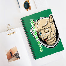 Load image into Gallery viewer, Roscoe Logo Notebook (Green)