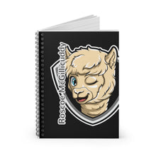 Load image into Gallery viewer, Roscoe Logo Notebook (Black)
