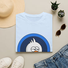 Load image into Gallery viewer, Chicken Beast Tee Shirt - Blue Background
