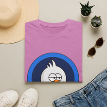 Load image into Gallery viewer, Chicken Beast Tee Shirt - Blue Background
