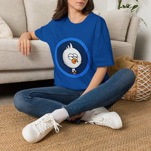 Load image into Gallery viewer, Chicken Beast Tee Shirt - Blue Background
