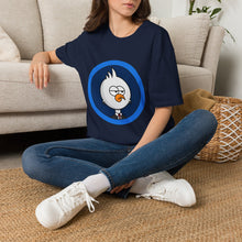 Load image into Gallery viewer, Chicken Beast Tee Shirt - Blue Background
