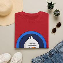 Load image into Gallery viewer, Chicken Beast Tee Shirt - Blue Background
