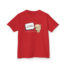 Load image into Gallery viewer, Kids T‑Shirt — Cartoon Ogre Face with Speech Bubble “Be the Whatever” Graphic
