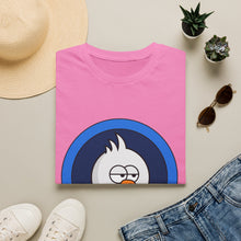 Load image into Gallery viewer, Chicken Beast Tee Shirt - Blue Background

