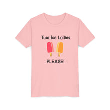Load image into Gallery viewer, Kids Sizes &quot;Two Ice Lollies, Please&quot; Tee Shirt
