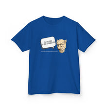 Load image into Gallery viewer, Kids T‑Shirt — Cartoon Ogre Face with Speech Bubble “Be the Whatever” Graphic
