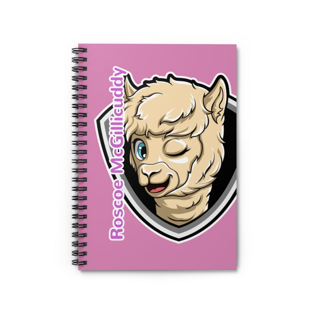 Roscoe Logo Notebook (Pink)