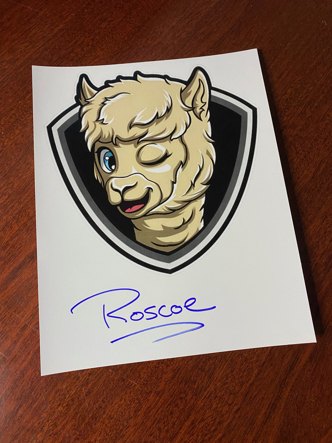 Autographed 8x10 Poster