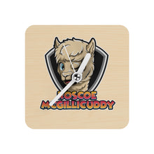 Load image into Gallery viewer, Roscoe Logo Small Wooden Clock
